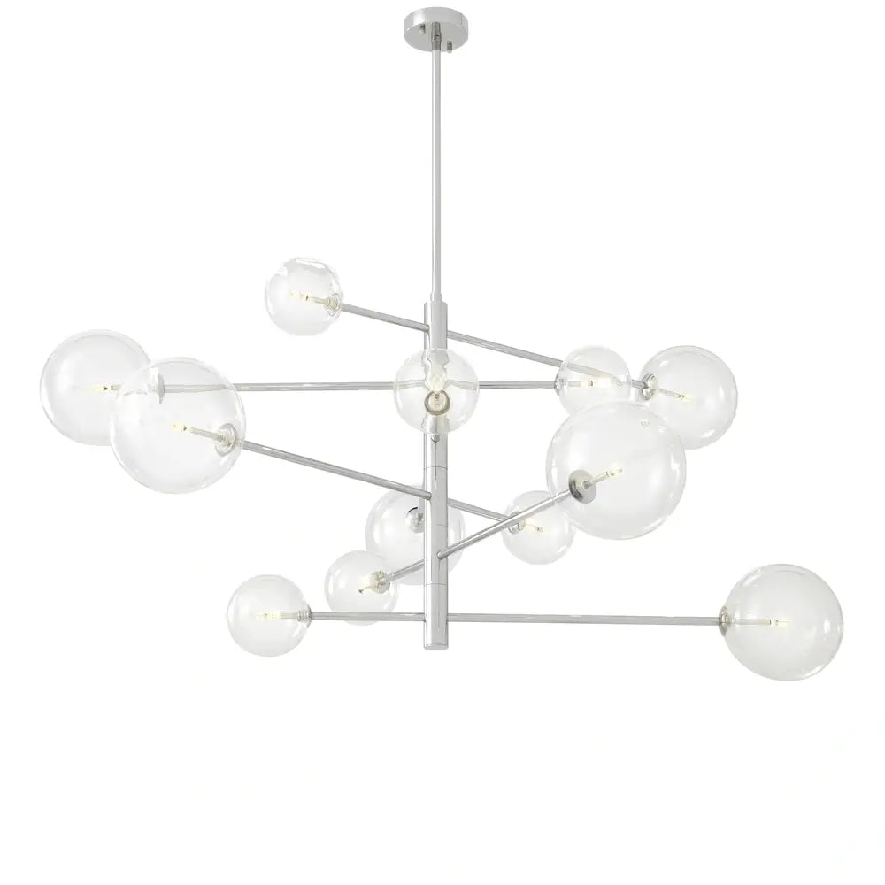 Eichholtz Argento Chandelier in Nickel Finish