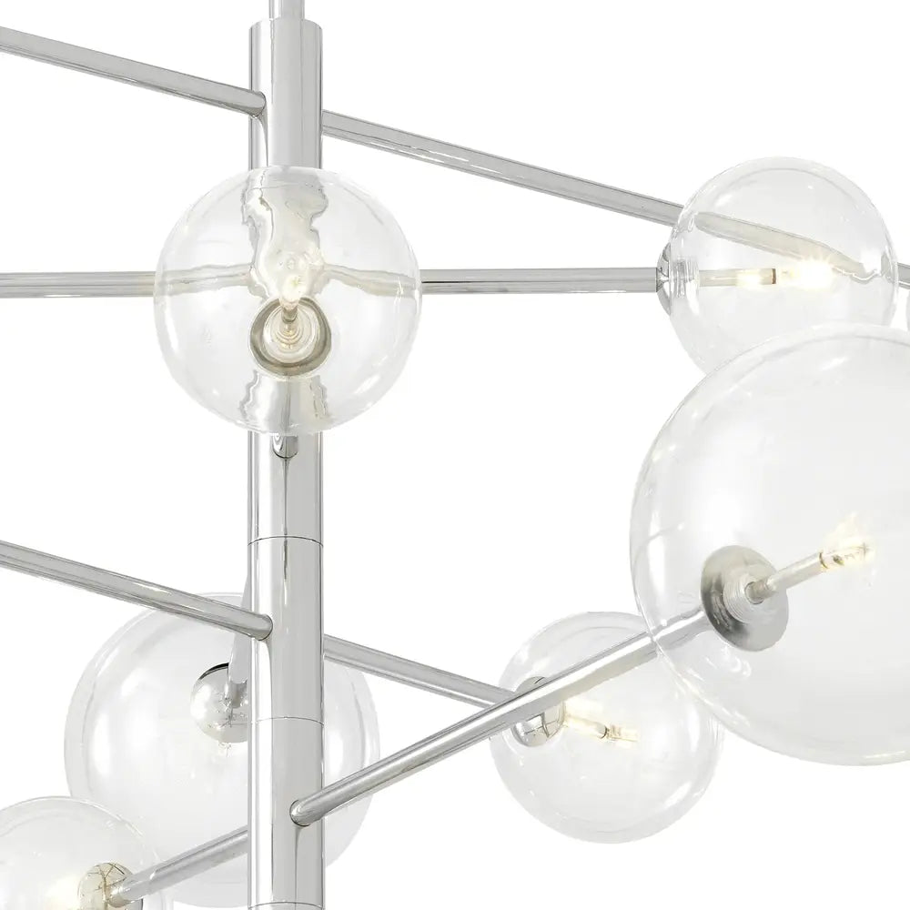 Eichholtz Argento Chandelier in Nickel Finish