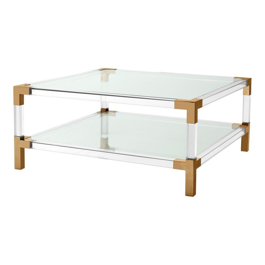 Eichholtz Royalton Coffee Table in Brushed Brass Finish