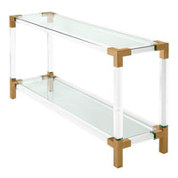 Eichholtz Royalton Console Table Brushed Brass Finish