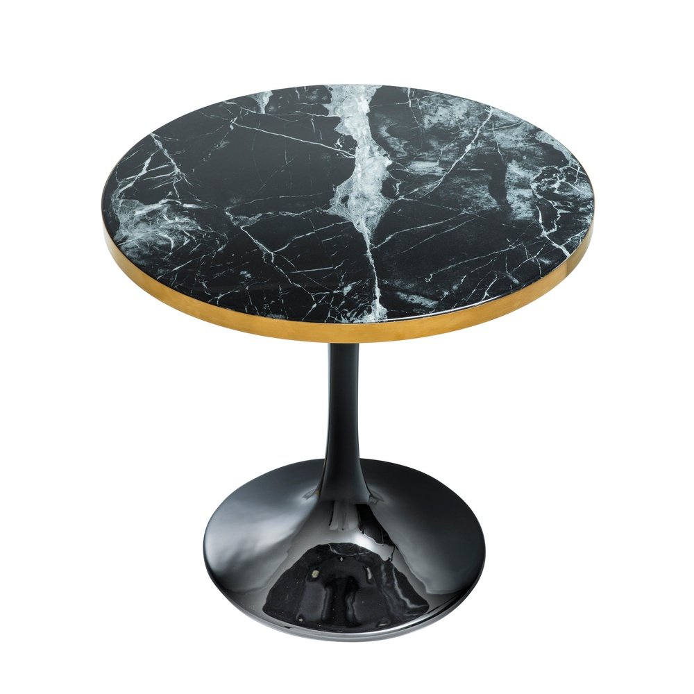 Eichholtz Parme Side Table Black Faux Marble