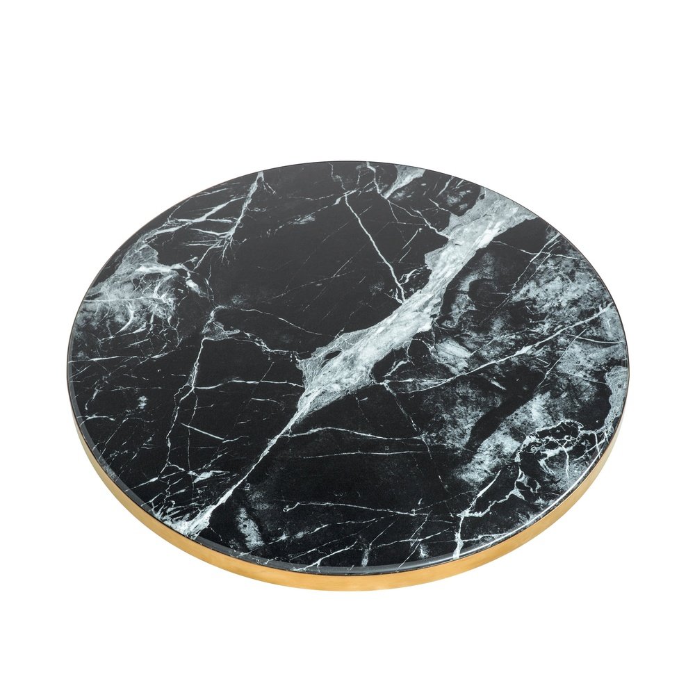 Eichholtz Parme Side Table Black Faux Marble