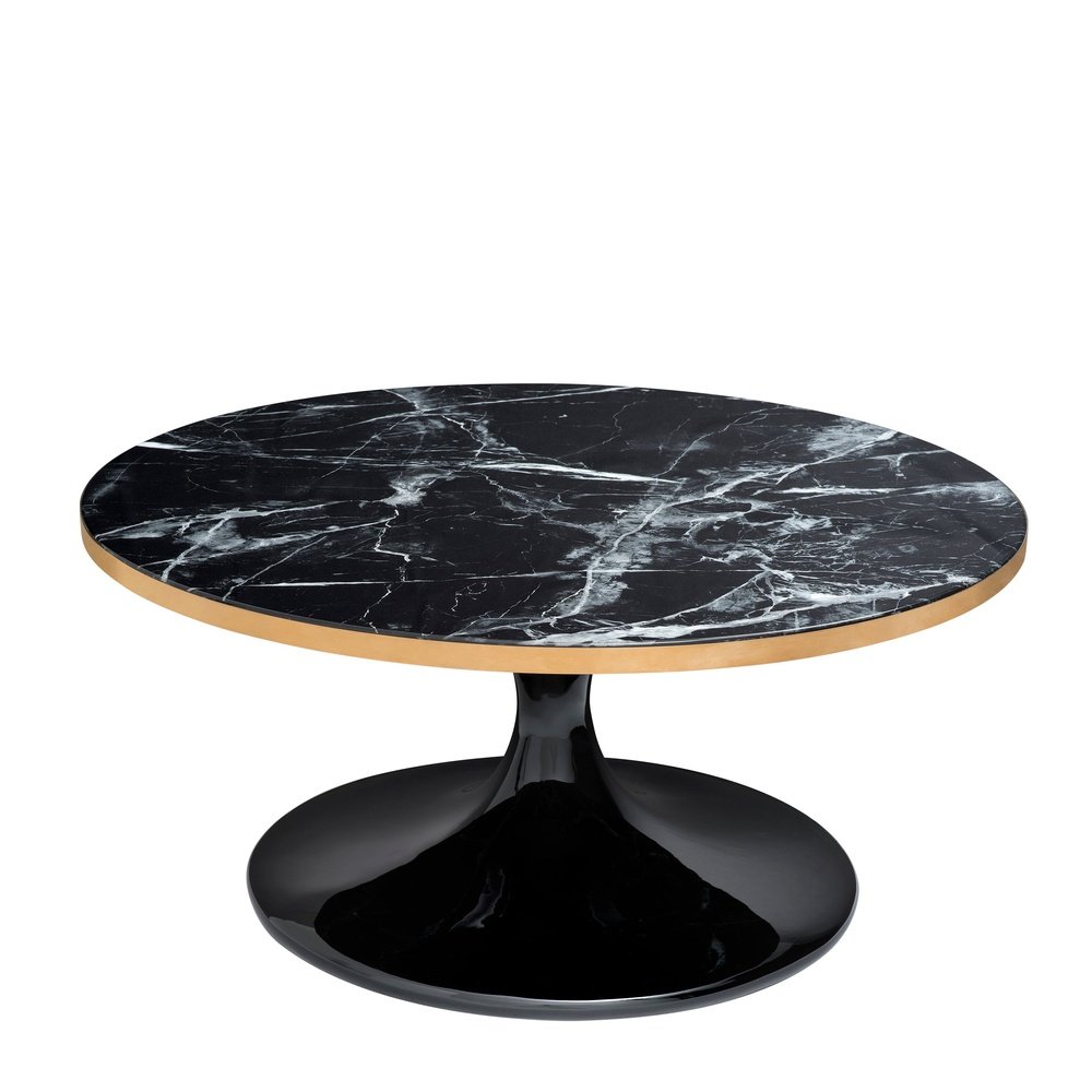 Eichholtz Parme Coffee Table Black Faux Marble