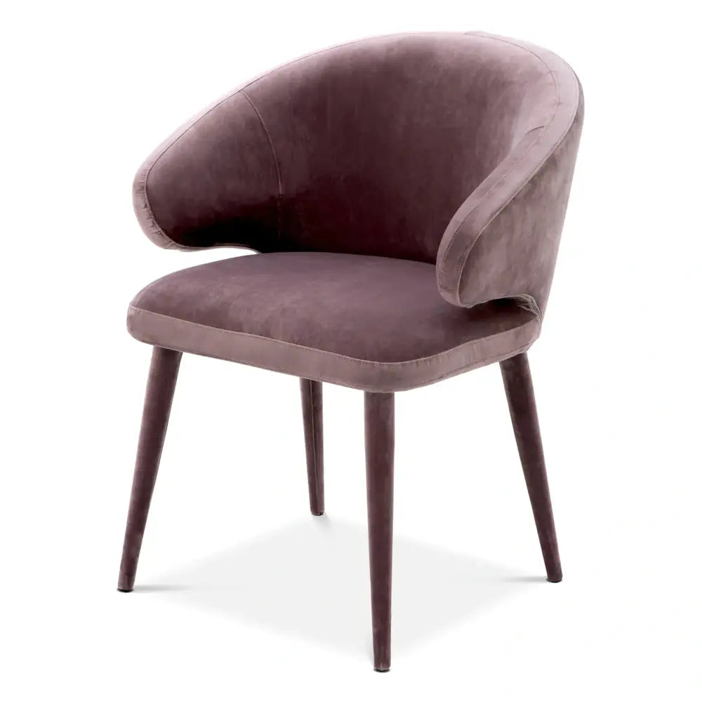 Eichholtz Cardinale Dining Chair in Velvet Roche Taupe