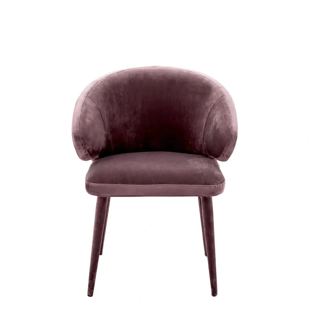 Eichholtz Cardinale Dining Chair in Velvet Roche Taupe