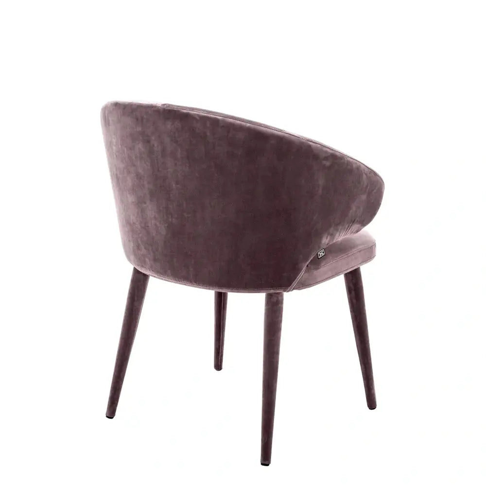 Eichholtz Cardinale Dining Chair in Velvet Roche Taupe