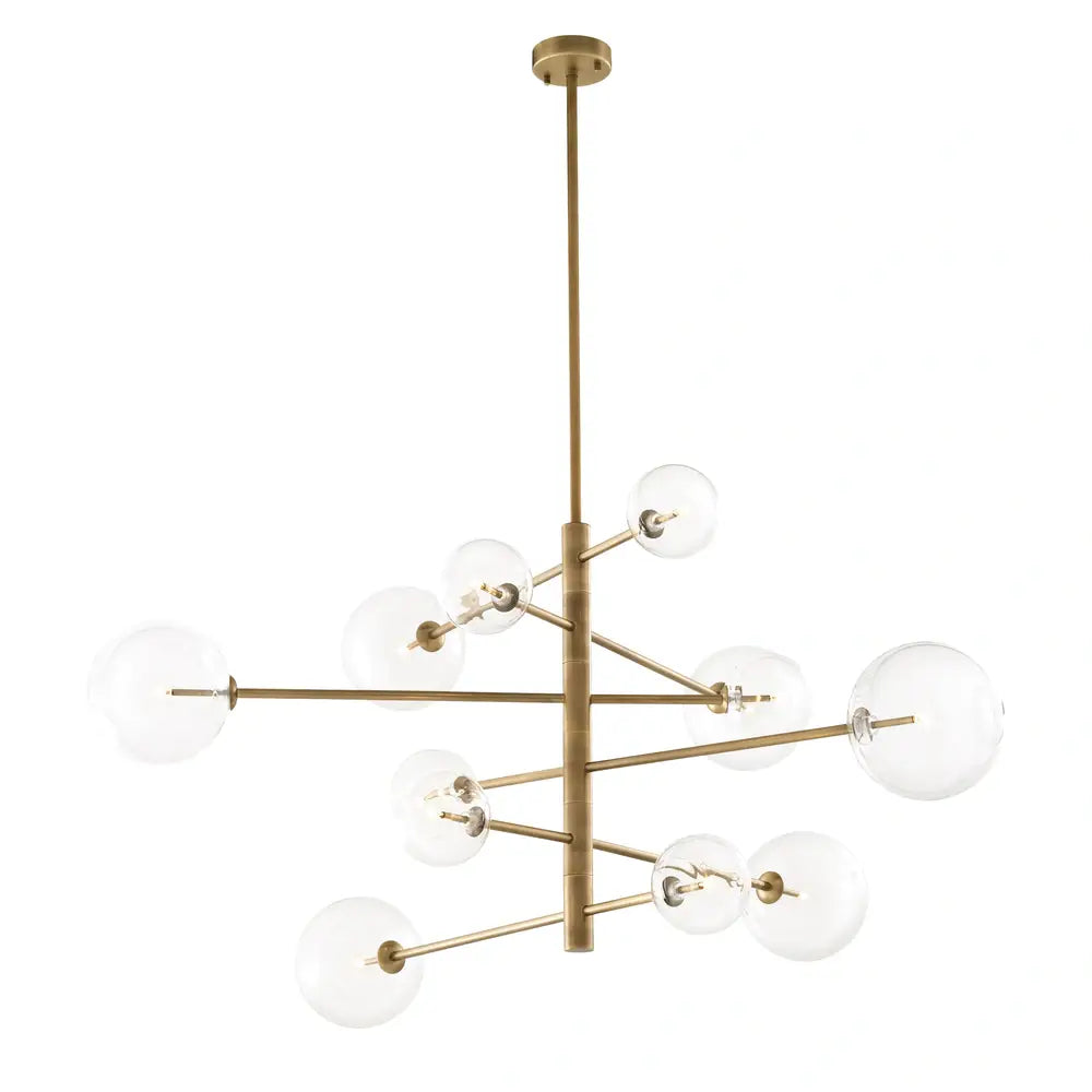 Eichholtz Argento Chandelier in Antique Brass Finish