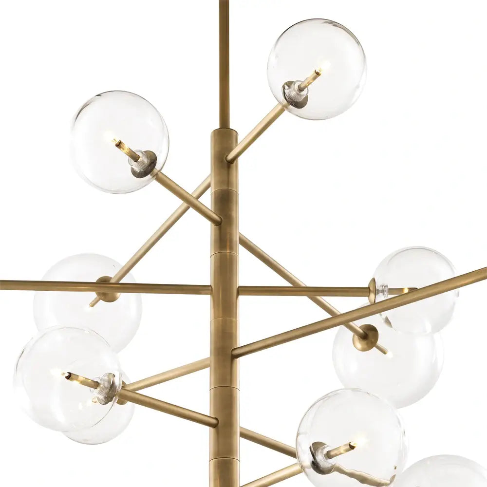 Eichholtz Argento Chandelier in Antique Brass Finish