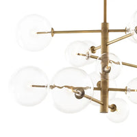 Eichholtz Argento Chandelier in Antique Brass Finish