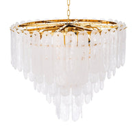 Eichholtz Riveria Chandelier in Gold Finish