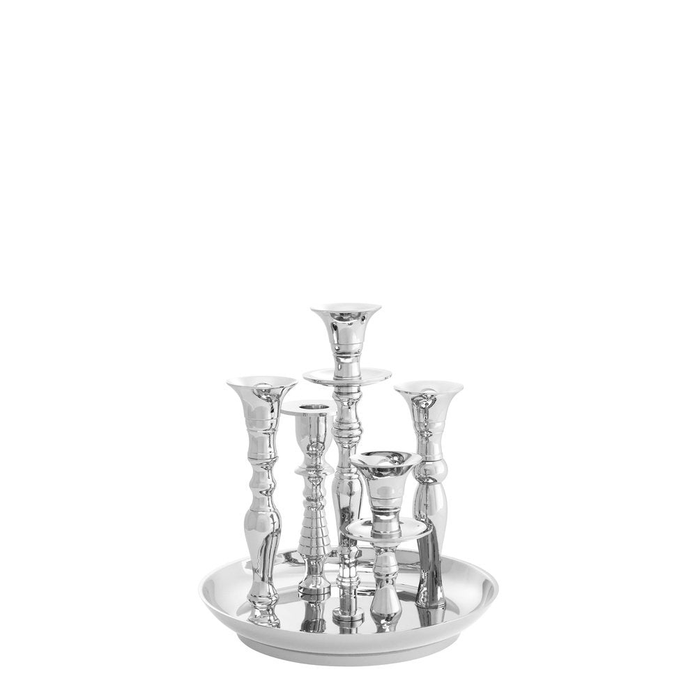  Eichholtz-Eichholtz Rosella Candle Holder Nickel Finish-Silver 01 
