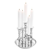 Eichholtz Rosella Candle Holder Nickel Finish