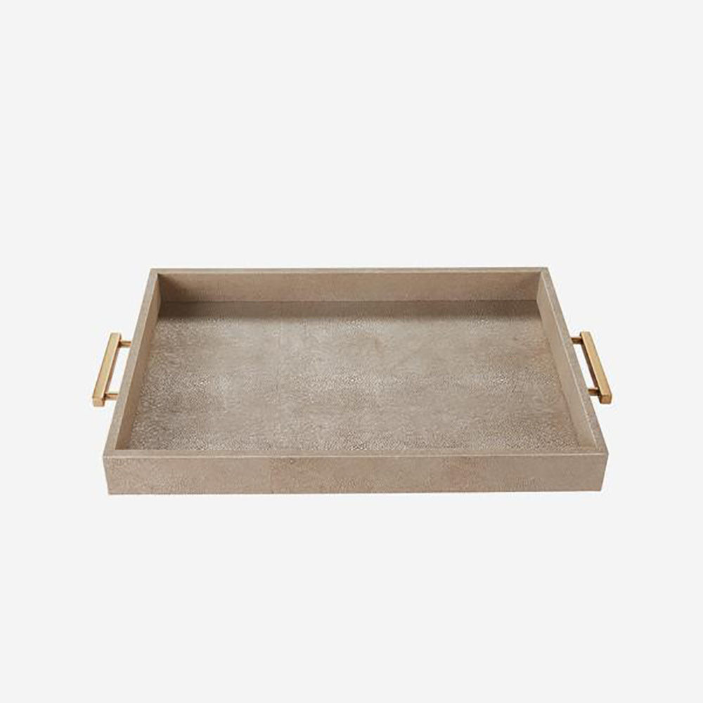 AndrewMartin Porto Decorative Tray - Cream