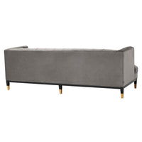 Eichholtz Castelle Sofa Roche Porpoise Grey Velvet