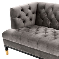 Eichholtz Castelle Sofa Roche Porpoise Grey Velvet