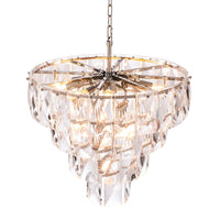 Eichholtz Amazone Chandelier in Nickel Finish