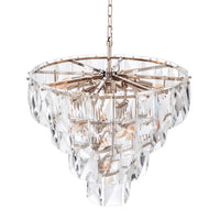 Eichholtz Amazone Chandelier in Nickel Finish