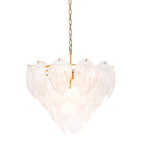 Eichholtz Novida Chandelier Antique Brass Finish