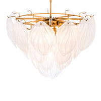 Eichholtz Novida Chandelier Antique Brass Finish