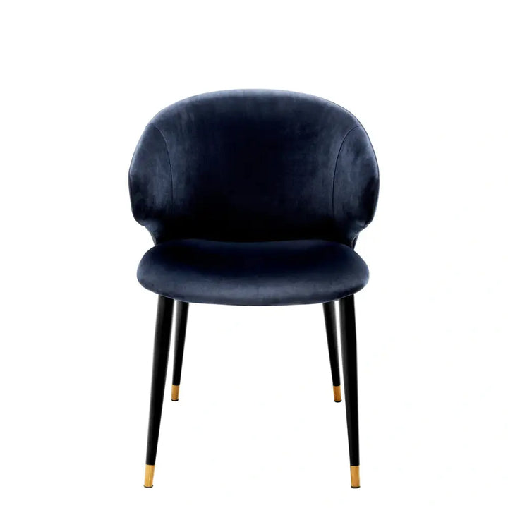 Volante Dining Chair - Savona Midnight Blue With Arm Eichholtz 1