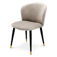 Eichholtz Volante Dining Chair in Roche Beige Velvet