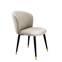 Eichholtz Volante Dining Chair in Roche Beige Velvet