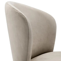 Eichholtz Volante Dining Chair in Roche Beige Velvet