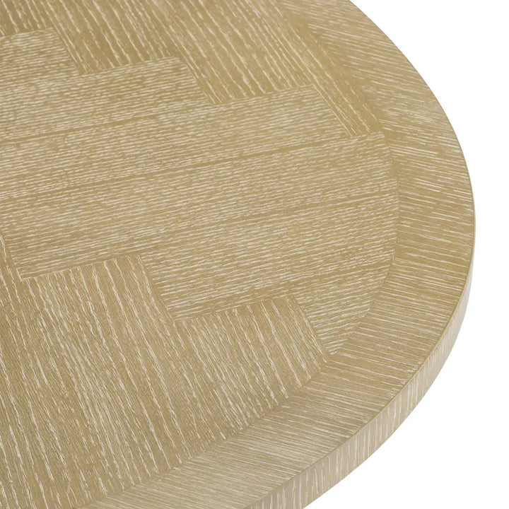 Melchior Oval Dining Table - Washed Oak Veneer Eichholtz 4