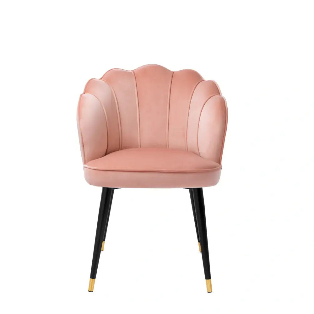 Eichholtz Bristol Dining Chair in Savona Nude Velvet