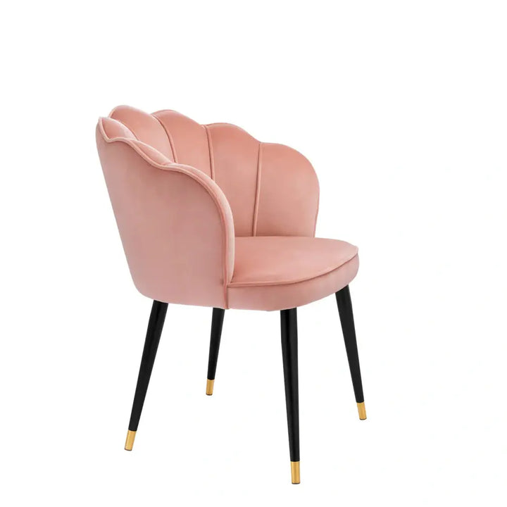 Bristol Dining Chair - Savona Nude Velvet Eichholtz 5