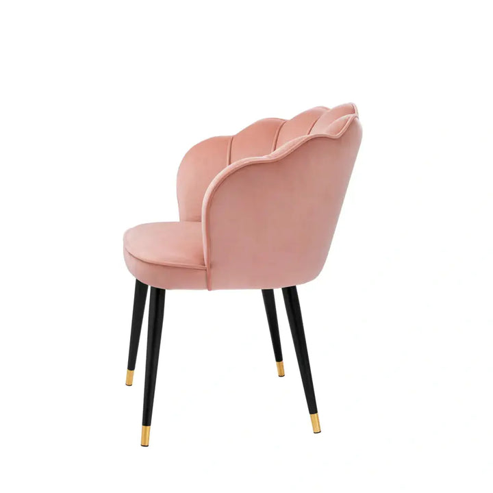 Bristol Dining Chair - Savona Nude Velvet Eichholtz 6