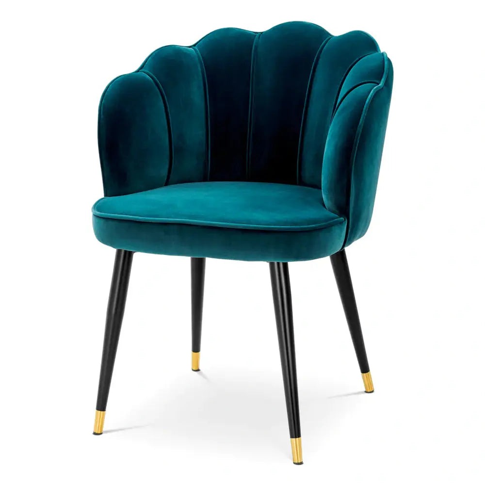 Bristol Dining Chair - Savona Sea Green Velvet Eichholtz 2