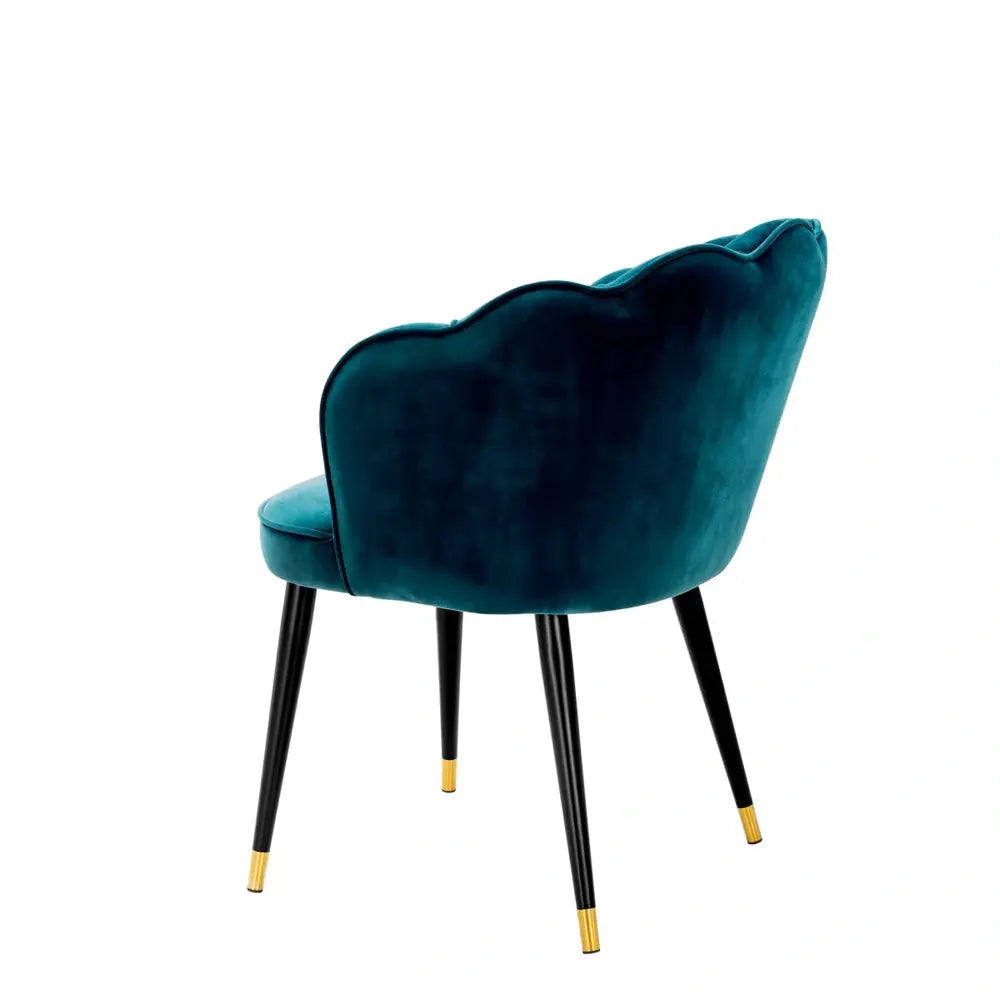 Eichholtz Bristol Dining Chair in Savona Sea Green Velvet