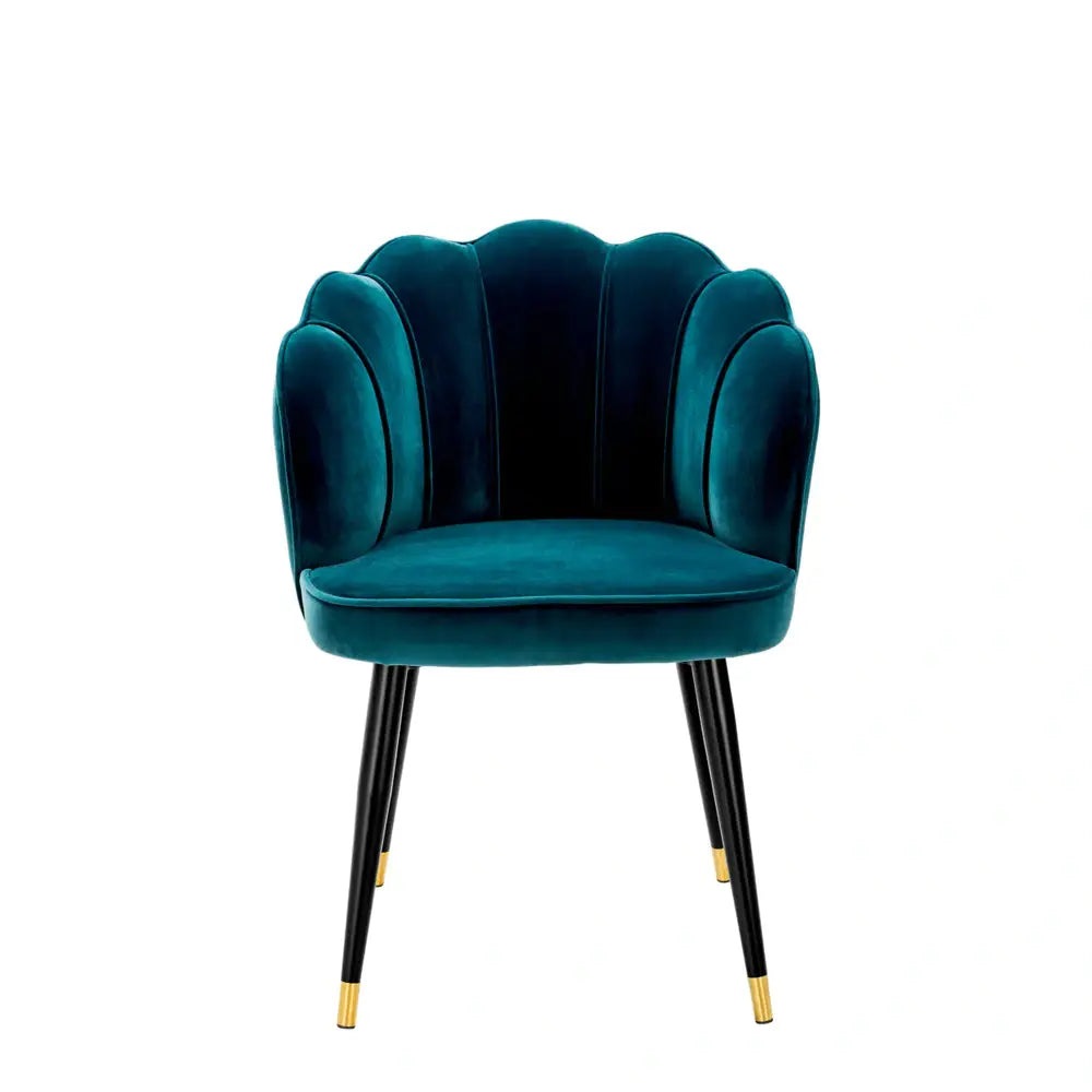 Eichholtz Bristol Dining Chair in Savona Sea Green Velvet