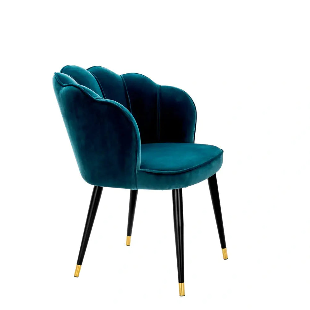 Eichholtz Bristol Dining Chair in Savona Sea Green Velvet