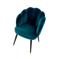 Eichholtz Bristol Dining Chair in Savona Sea Green Velvet