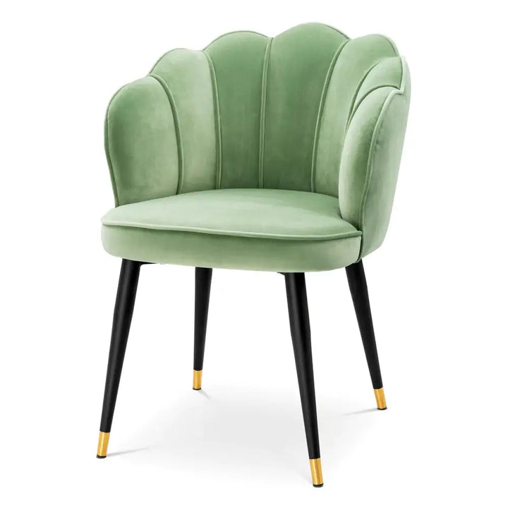 Bristol Dining Chair - Savona Pistache Green Velvet Eichholtz 2