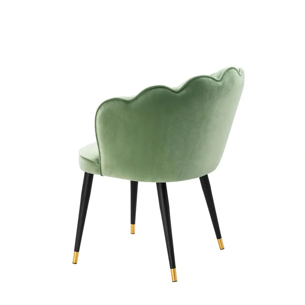 Bristol Dining Chair - Savona Pistache Green Velvet Eichholtz 3