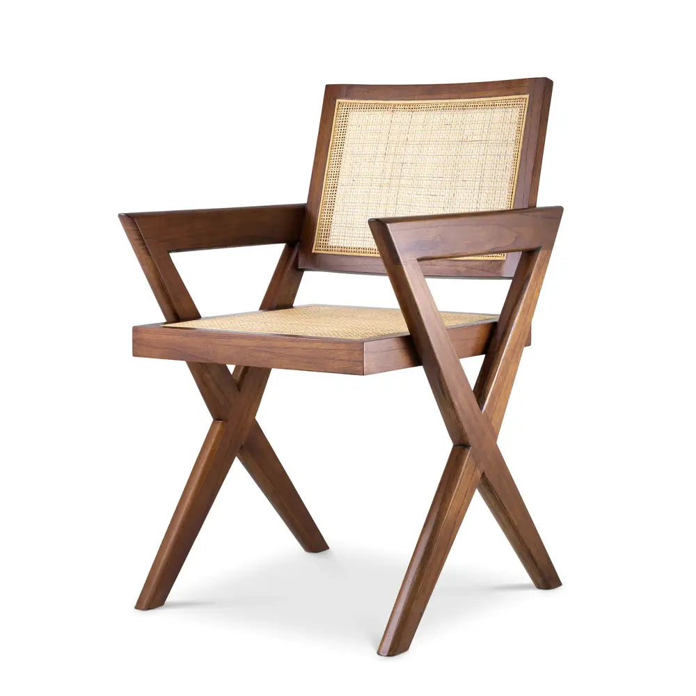 Eichholtz Augustin Dining Chair in Classic Brown