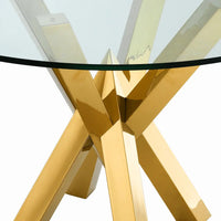 Eichholtz Triumph Dining Table in Gold Finish