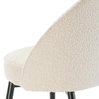 Eichholtz Set of 2 Cooper Dining Chair in Bouclé Cream