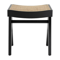 Eichholtz Arnaud Footstool Black