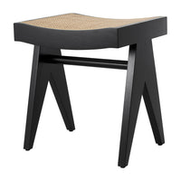 Eichholtz Arnaud Footstool Black