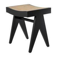 Eichholtz Arnaud Footstool Black