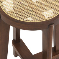 Eichholtz Dareau Counter Stool in Classic Brown