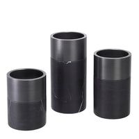 Eichholtz Set of 3 Sierra Black Candle Holders