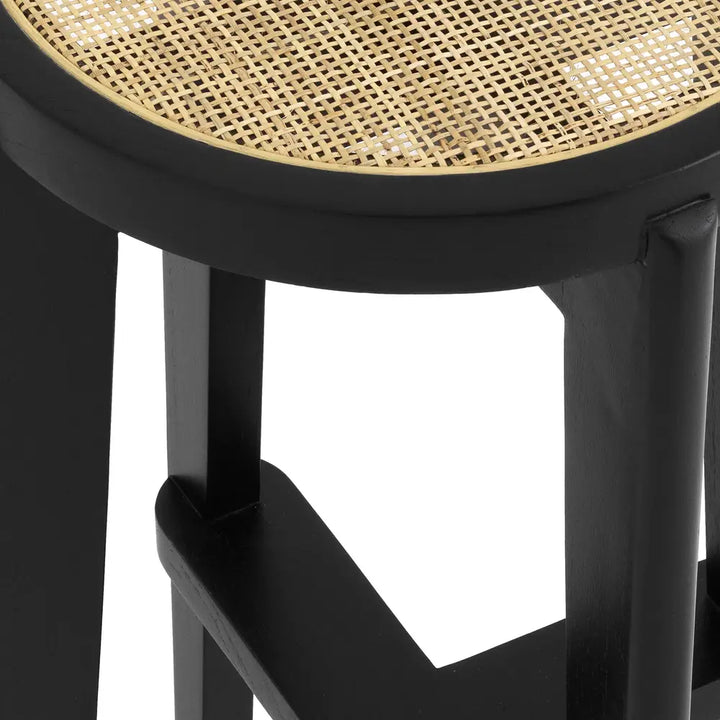 Dareau Bar Stool - Classic Black Eichholtz 4