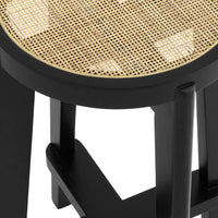 Eichholtz Dareau Counter Stool in Classic Black