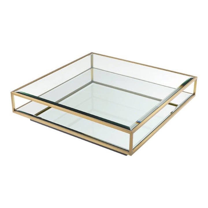 Tortona Large Square Coffee Table - Brass Eichholtz 2