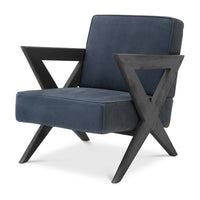 Eichholtz Felippe Occasional Chair Blue